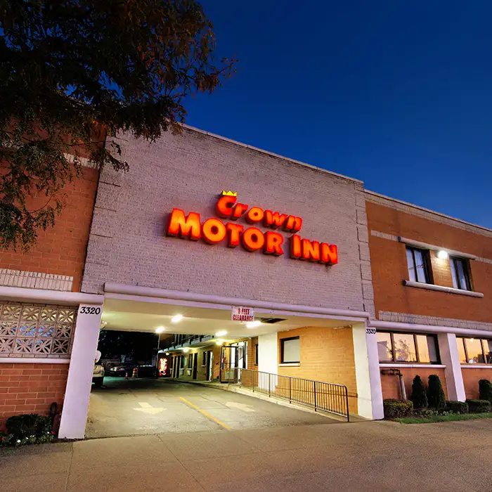 Crown Motor Inn building in the Bronx, NY